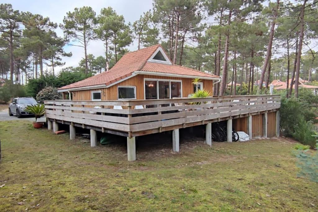 Chalet Du Bonheur - La Jenny Naturist Area Le Porge Exteriér fotografie
